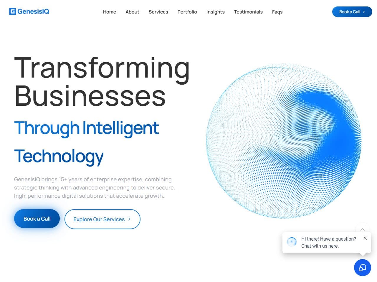 GenesisIQ — live site